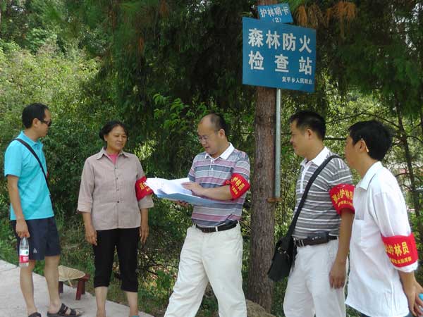 复平乡加强森林防火宣传